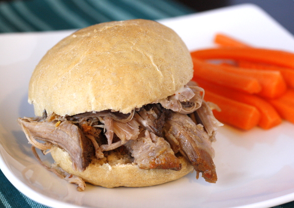 Pulled Pork Sandwiches with Ginger Lime Mayonnaise