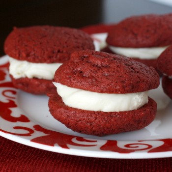 Red Velvet Whoopie Pies