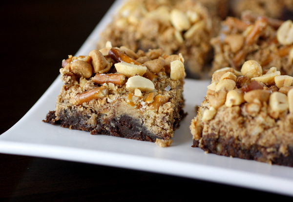 Peanut Butter Pretzel Brownies