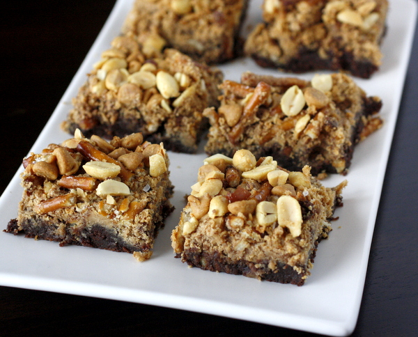 Peanut Butter Pretzel Brownies