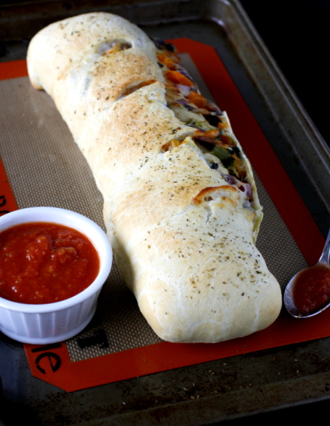 Roasted Vegetable Stromboli