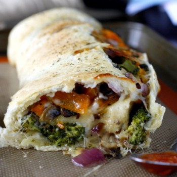 Roasted Vegetable Stromboli