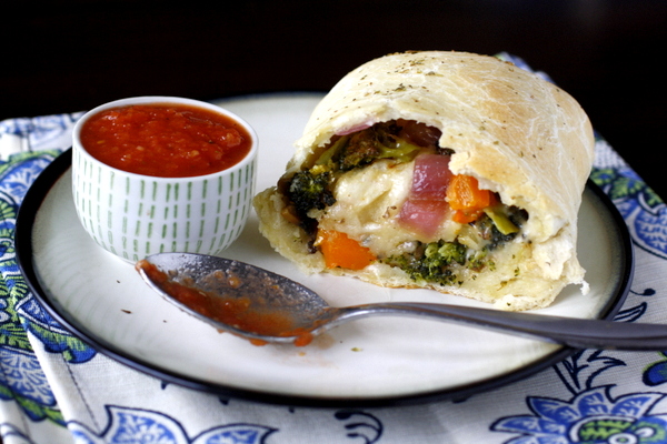 Roasted Vegetable Stromboli