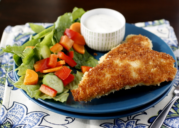 Crispy Pan-Fried Chicken Fingers