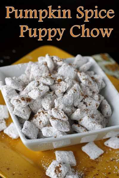 Pumpkin Spice Puppy Chow