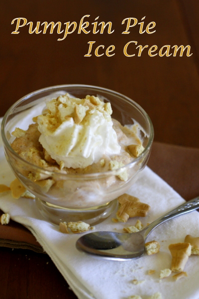 Pumpkin Pie Ice Cream