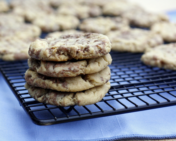 Peanut Butter Nutella Swirl Cookies