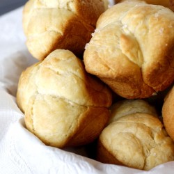 Parker House Rolls with Sea Salt