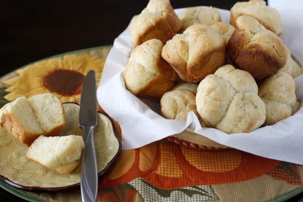 Parker House Rolls with Sea Salt