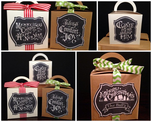 Christmas Favor Boxes