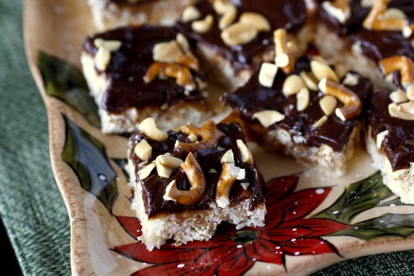 Chocolate Peanut Butter Crunch Bars