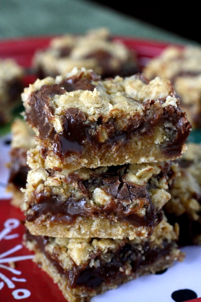 Minty Fudge Oat Bars