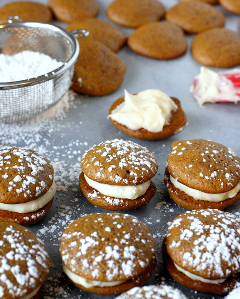 Gingerbread Whoopie Pies