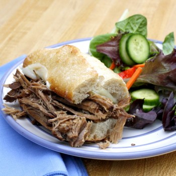 Slow Cooker French Dip Sandwiches