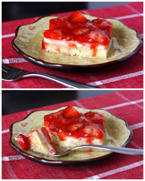 Strawberries and Cream Dessert Bars