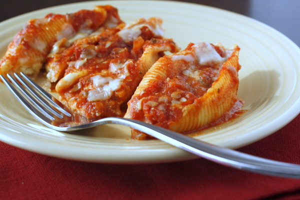 Three Cheese Stuffed Shells