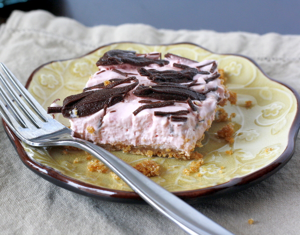 Strawberry Cheesecake Mousse Dessert Bars