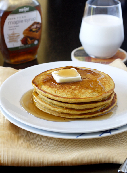 Whole Wheat Pumpkin Pancakes