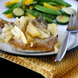 Pork Chops with Apples and Onions