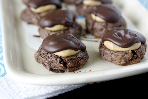 Buckeye Brownie Cookies