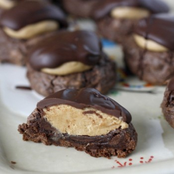 Buckeye Brownie Cookies