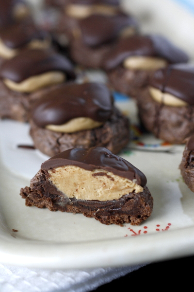 Buckeye Brownie Cookies