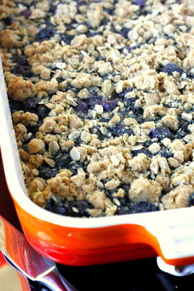 Blueberry Oatmeal Breakfast Bars