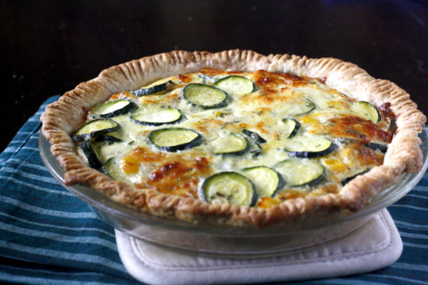 Cheesy Zucchini Quiche