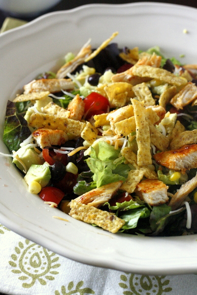 Chopped Chicken Taco Salad