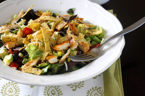 Chopped Chicken Taco Salad