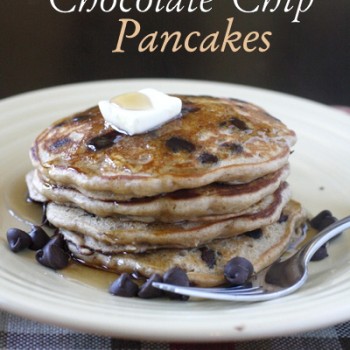 Oatmeal Chocolate Chip Pancakes