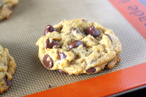 Pumpkin Spice Chocolate Chip Cookies