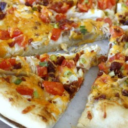 Chicken Bacon Ranch Pizza