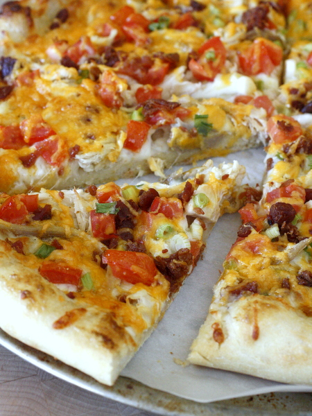 Chicken Bacon Ranch Pizza