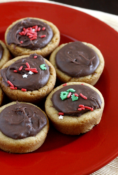 Peanut Butter Fudge Puddle Cookies