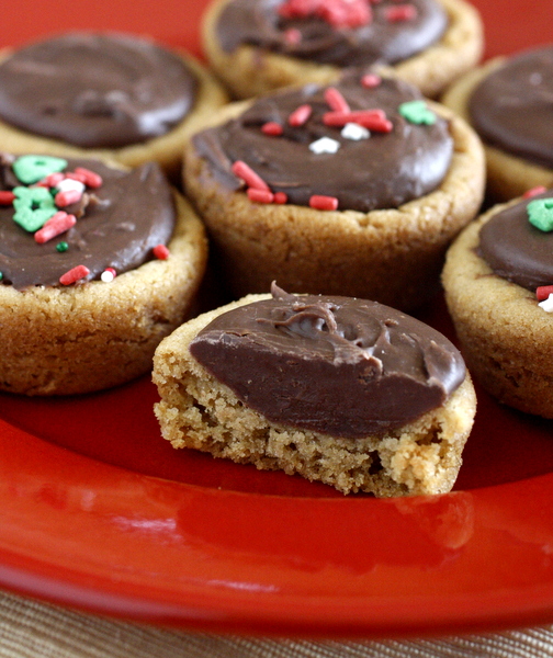 Peanut Butter Fudge Puddle Cookies