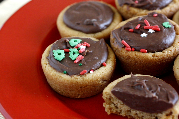 Peanut Butter Fudge Puddle Cookies