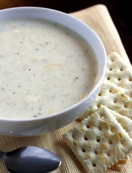 Roasted Cauliflower and White Cheddar Soup