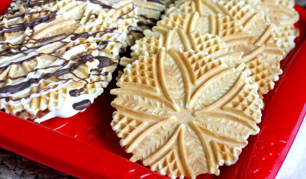 Classic Italian Pizzelles - an old family favorite, light and crispy and delicious!!