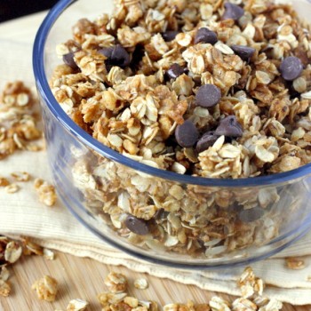 Peanut Butter Dark Chocolate Granola