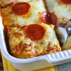 Pizza Spaghetti Bake