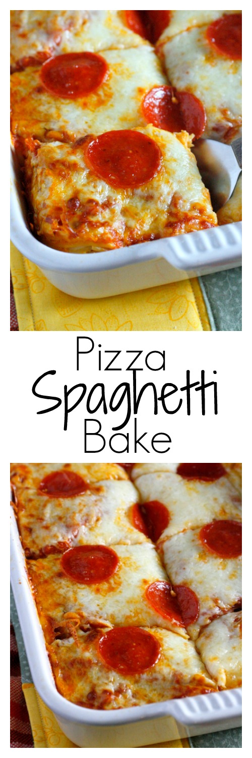 Pizza Spaghetti Bake