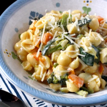 Roasted Vegetable Macaroni and Cheese