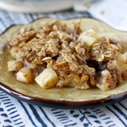 Amish Style Apple and Cinnamon Baked Oatmeal