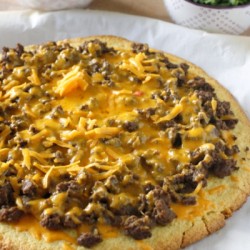 Cornbread Taco Pizza