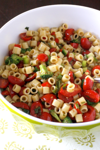 Marinated Vegetable Pasta Salad