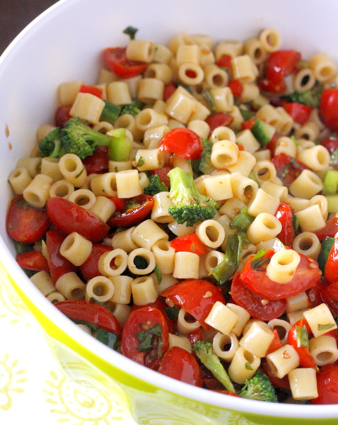 Marinated Vegetable Pasta Salad