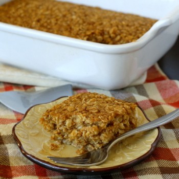 Pumpkin Spice Baked Oatmeal