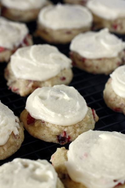 Frosted Cranberry Cookies