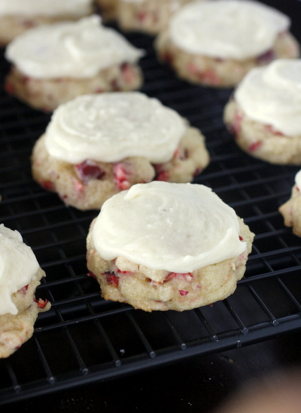 Frosted Cranberry Cookies